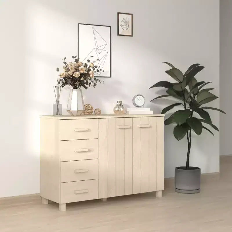 Buffet console pour cuisine en pin massif