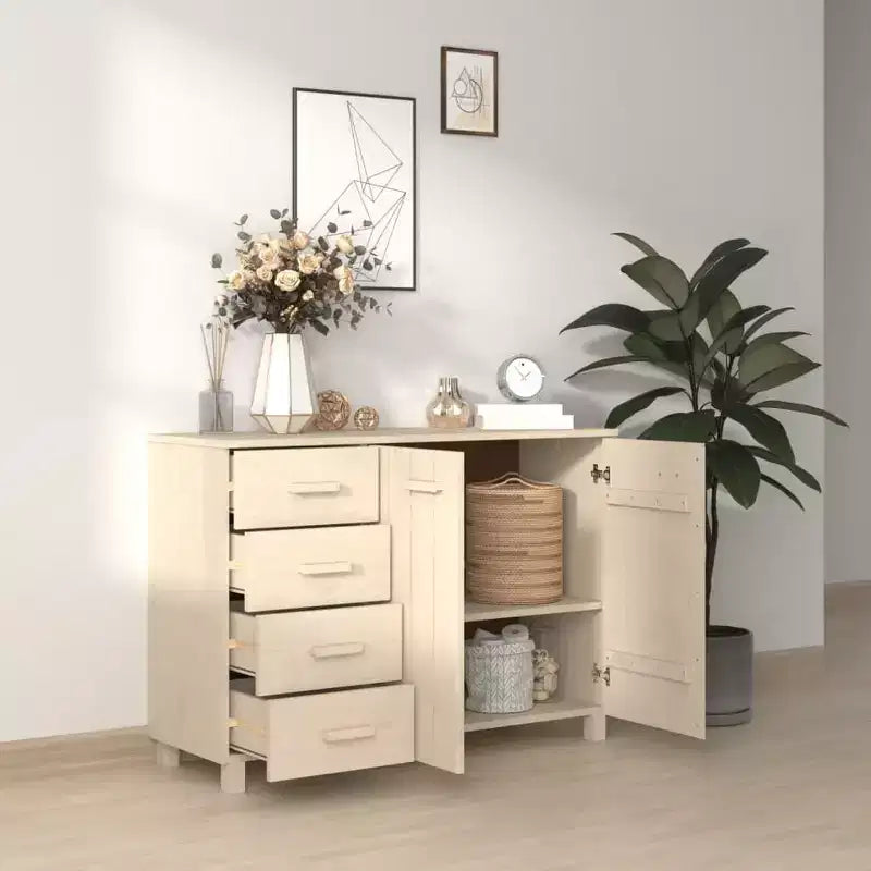 Buffet console pour cuisine en pin massif