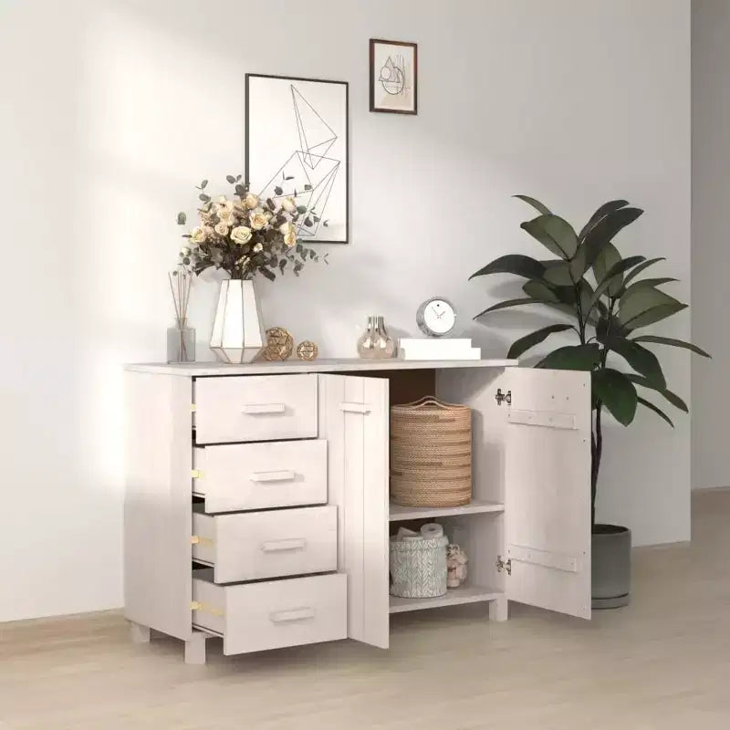 Buffet console pour cuisine en pin massif