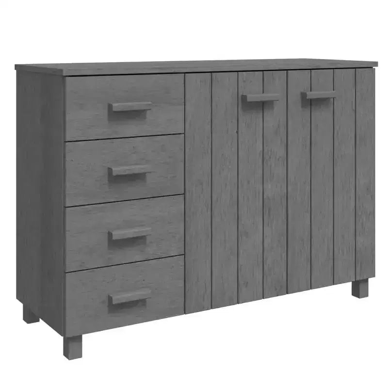 vidaXL HAMAR Sideboard Buffet Console Cabinet for Kitchen Solid Wood Pine