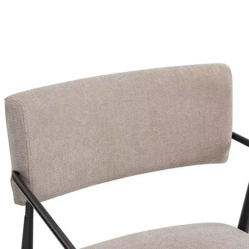 Chaises de salle à manger rembourrées style milieu du siècle (lot de 2)