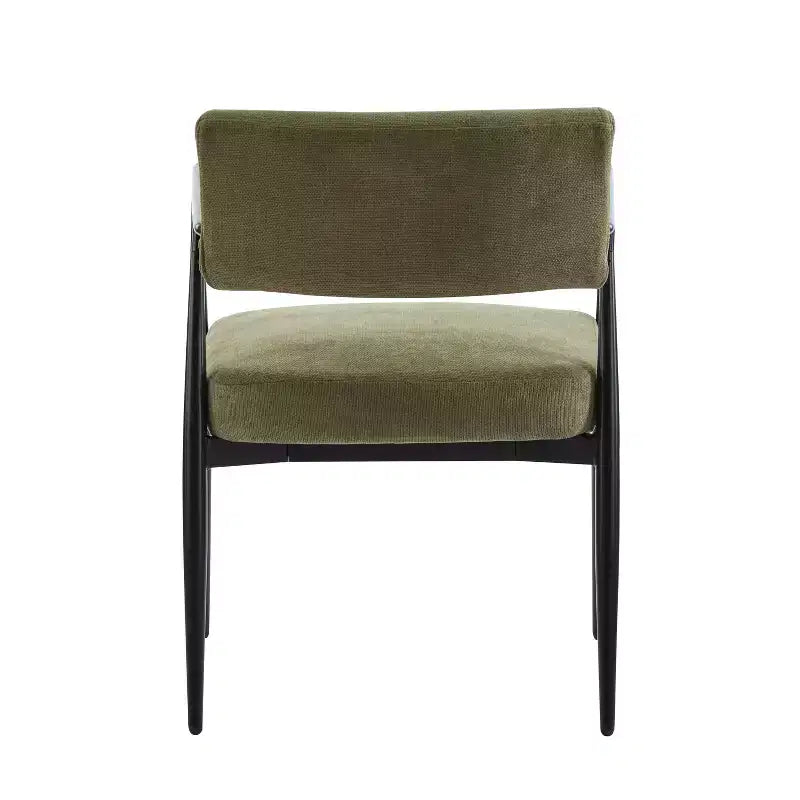 Chaises de salle à manger rembourrées style milieu du siècle (lot de 2)