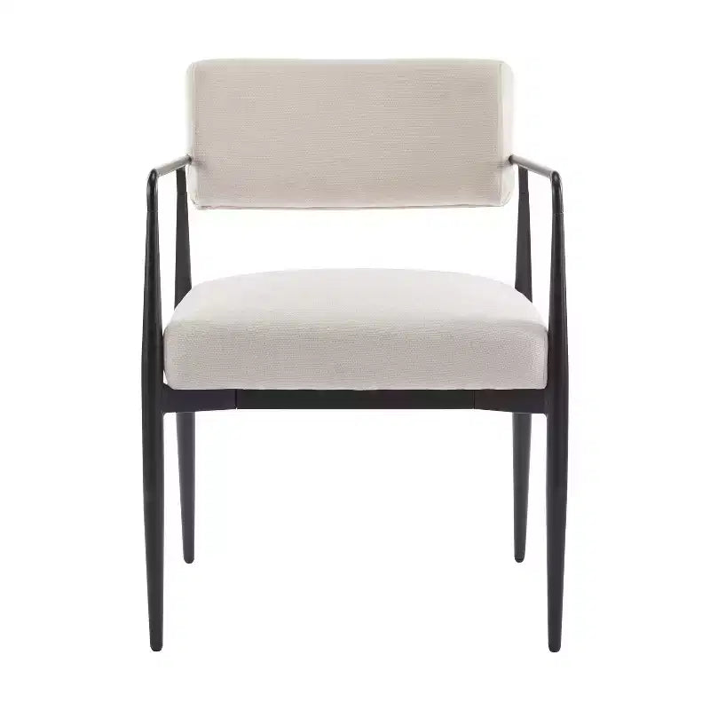 Chaises de salle à manger rembourrées style milieu du siècle (lot de 2)