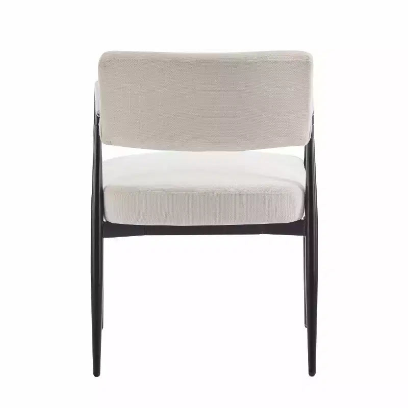 Chaises de salle à manger rembourrées style milieu du siècle (lot de 2)
