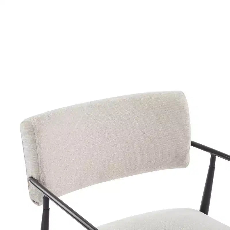 Chaises de salle à manger rembourrées style milieu du siècle (lot de 2)