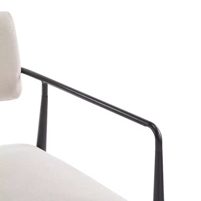 Chaises de salle à manger rembourrées style milieu du siècle (lot de 2)