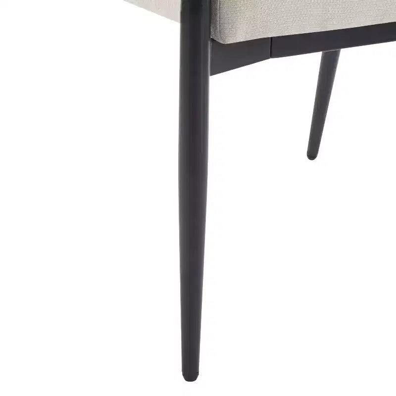 Chaises de salle à manger rembourrées style milieu du siècle (lot de 2)