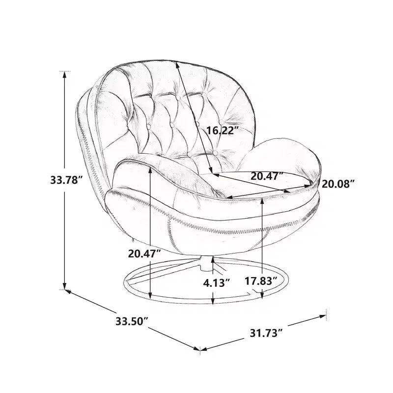 Fauteuils d'appoint modernes pour chambre à coucher avec ottoman, fauteuil de loisirs avec siège rembourré