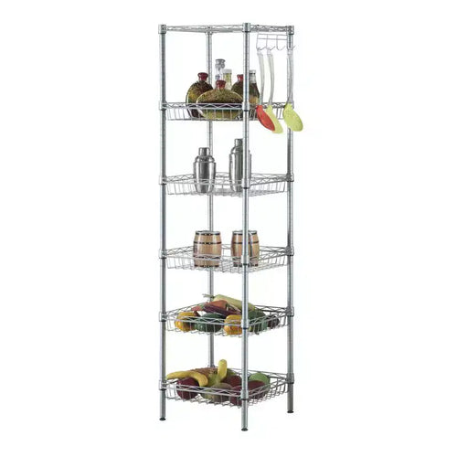 Karl Home 13.39in.W Metal Shelving Unit