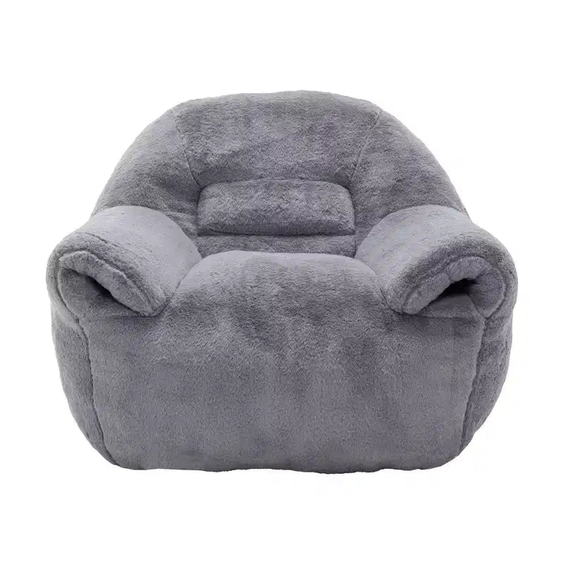 Pouf Poire Confortable avec Dossier Rembourré en Mousse Canapé Paresseux pour Salon Chambre Appartement Adultes et Enfants