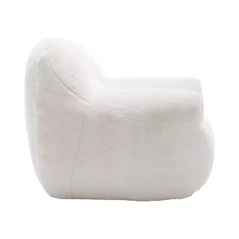 Pouf Poire Confortable avec Dossier Rembourré en Mousse Canapé Paresseux pour Salon Chambre Appartement Adultes et Enfants