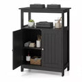 Dcolora Bathroom Floor Cabinet with 2 Doors & Adjustable Shelf