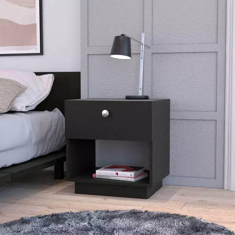 Sumter 1 Stylish Functional 1 Drawer Nightstand for Bedroom Living Room