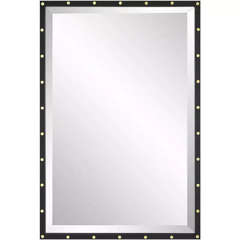 Uttermost Benedo Black 24 x 36 Rectangular Wall Mirror