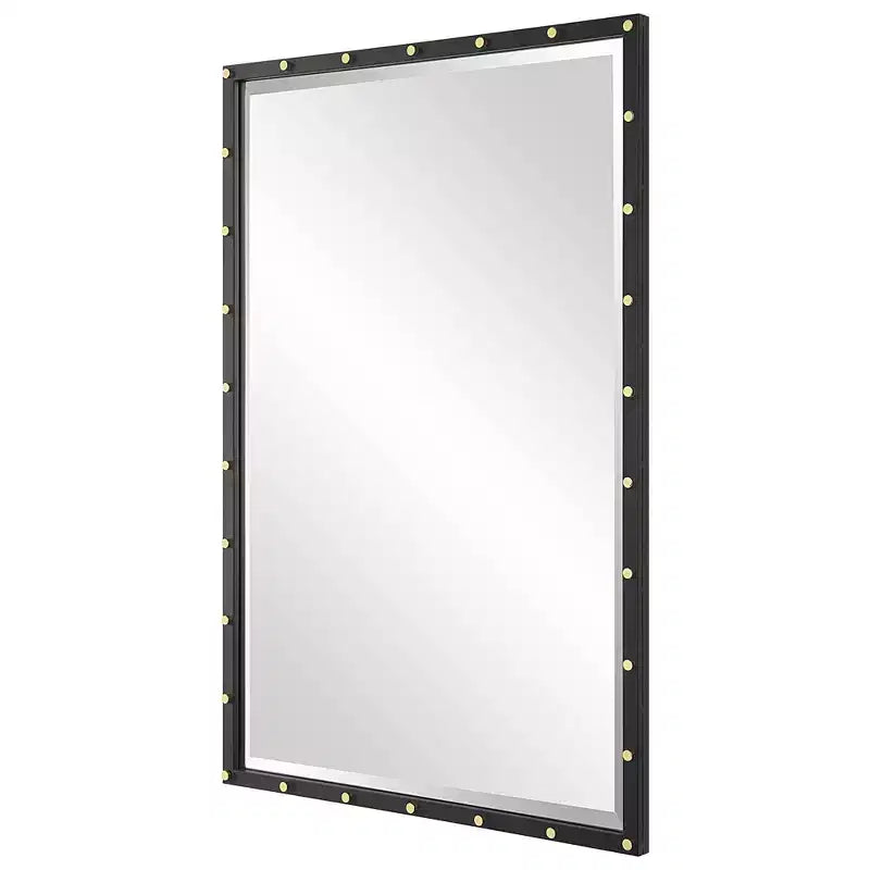Miroir mural rectangulaire noir 24 x 36